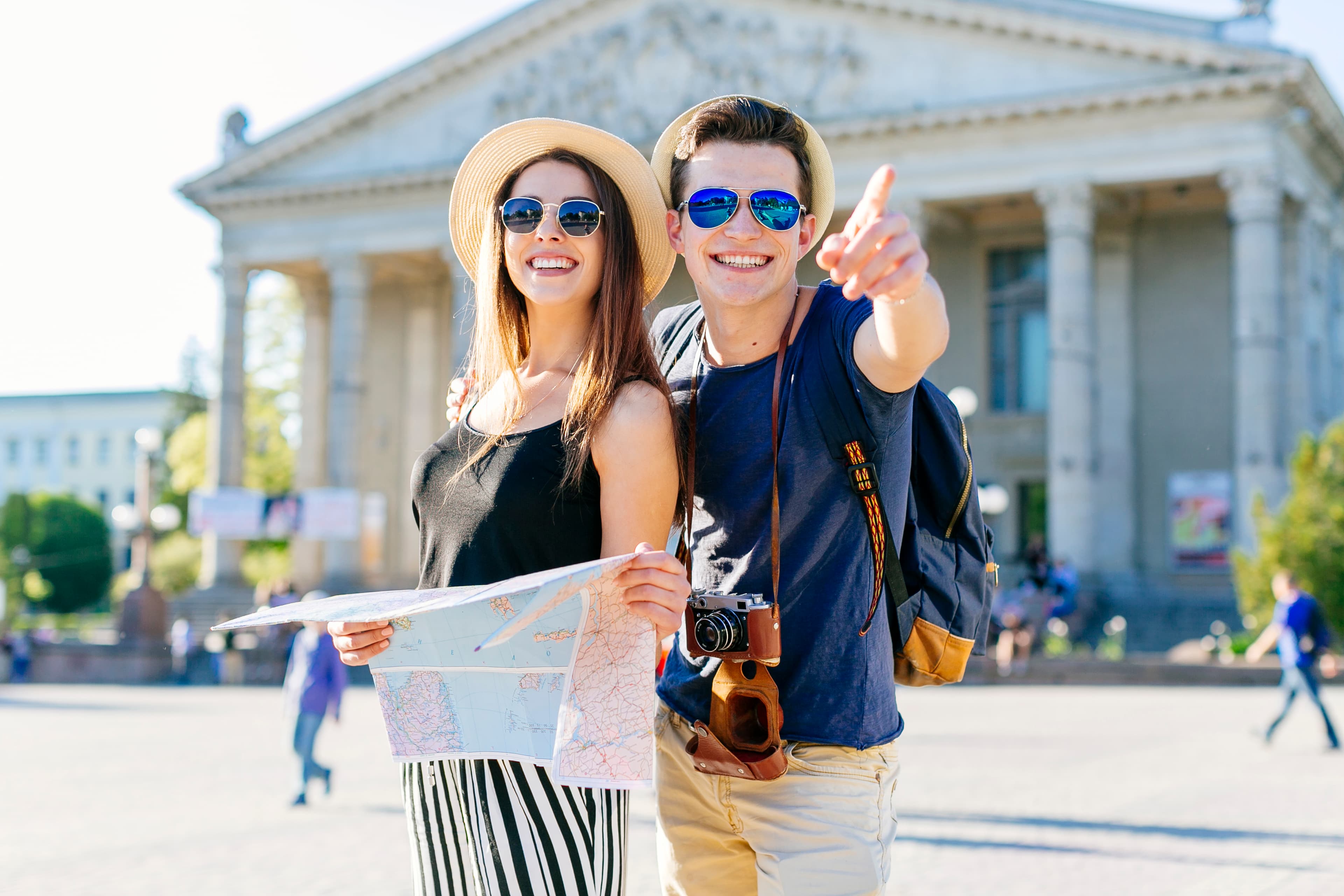 Travel professionals collaborating